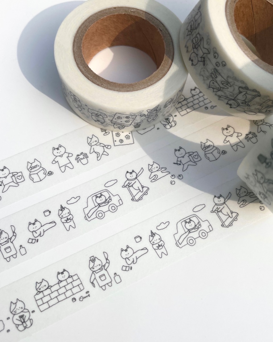 A Day Of Two Cats _ Masking Tape