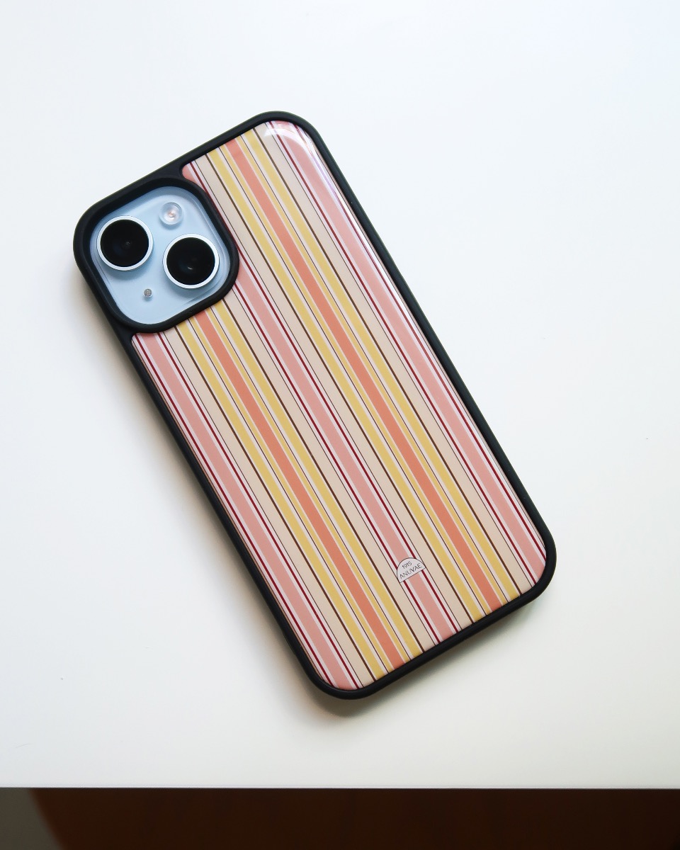 Berry Stripe Phone Case
